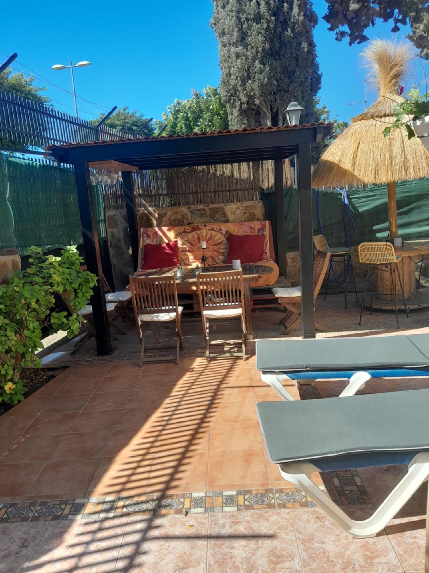 הוילה פלאייה דל אינגלז Bungalow Con Flamboyan En Maspalomas מראה חיצוני תמונה